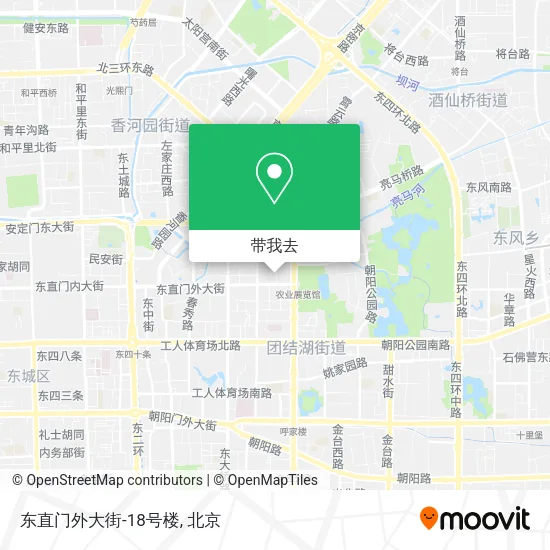 东直门外大街-18号楼地图