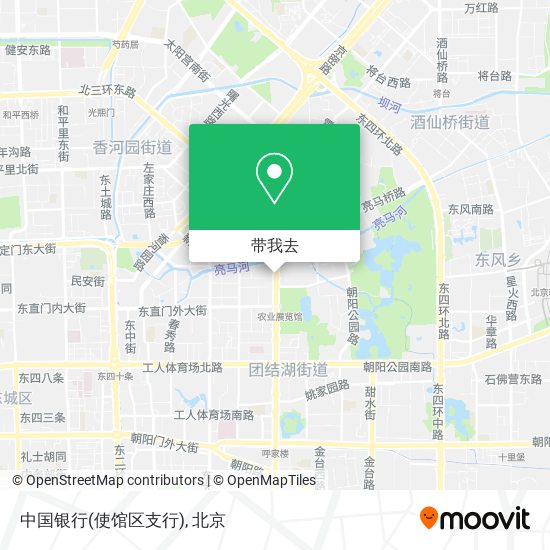 中国银行(使馆区支行)地图