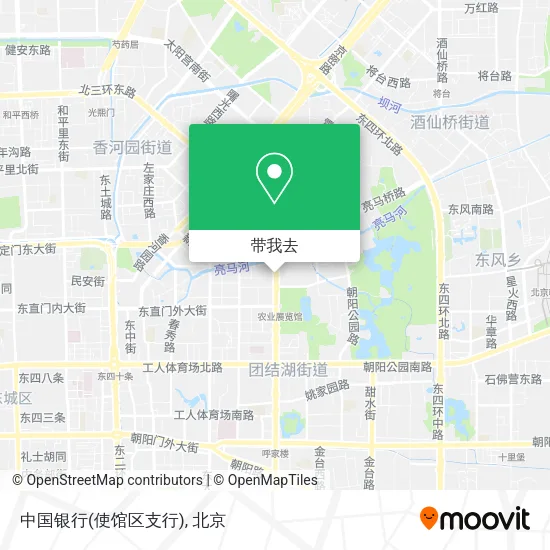 中国银行(使馆区支行)地图