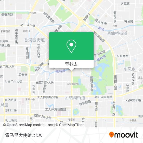 索马里大使馆地图