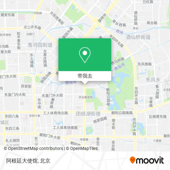 阿根廷大使馆地图