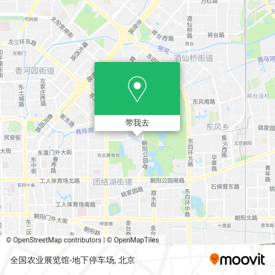 全国农业展览馆-地下停车场地图