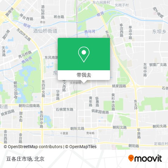 豆各庄市场地图