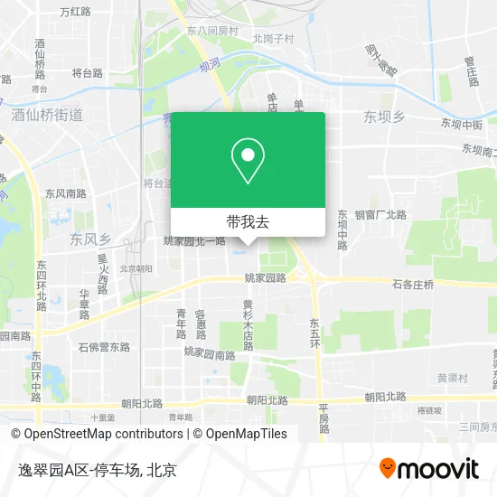 逸翠园A区-停车场地图