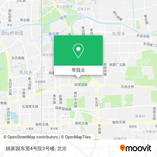 姚家园东里4号院3号楼地图