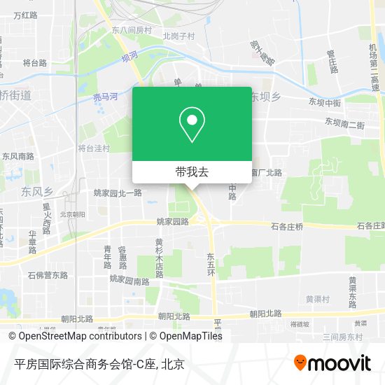 平房国际综合商务会馆-C座地图