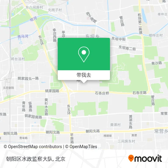朝阳区水政监察大队地图