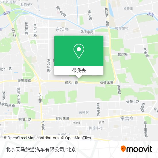 北京天马旅游汽车有限公司地图