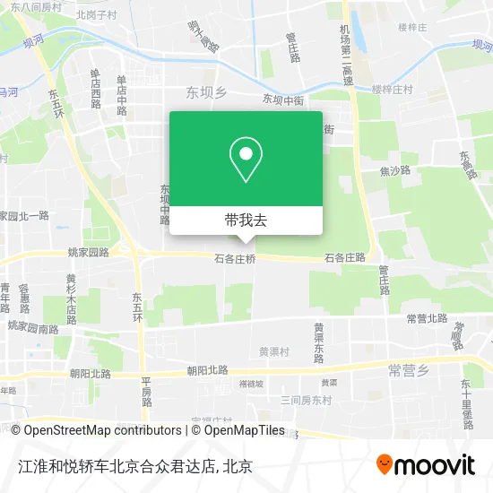 江淮和悦轿车北京合众君达店地图