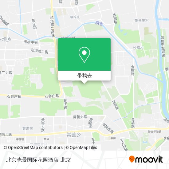 北京晓景国际花园酒店地图