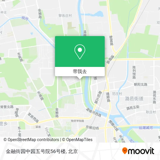 金融街园中园五号院56号楼地图