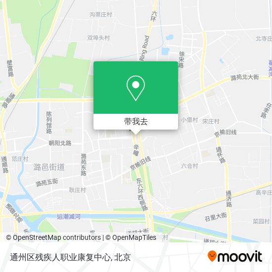 通州区残疾人职业康复中心地图