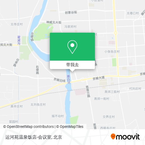 运河苑温泉饭店-会议室地图
