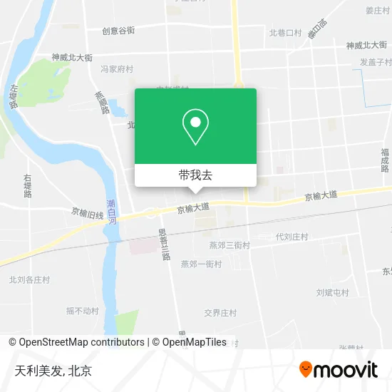 天利美发地图