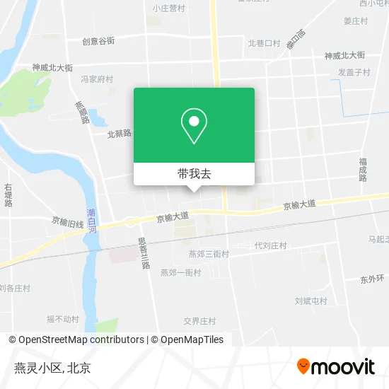 燕灵小区地图