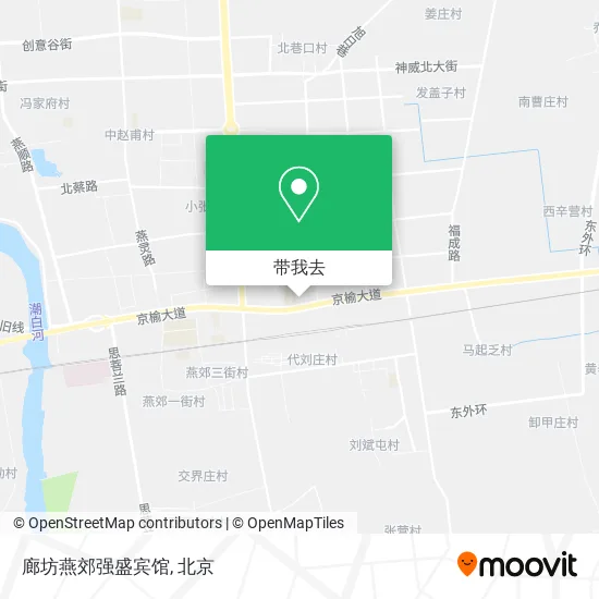 廊坊燕郊强盛宾馆地图