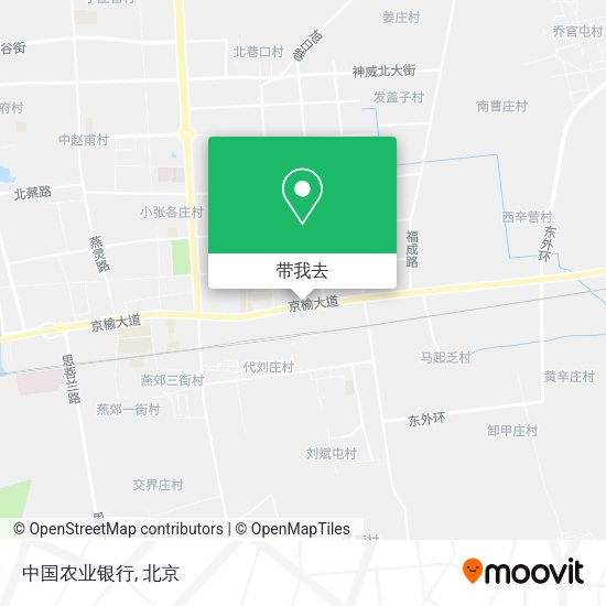 中国农业银行地图