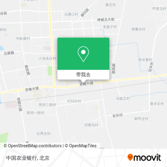 中国农业银行地图