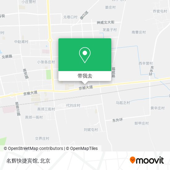 名辉快捷宾馆地图