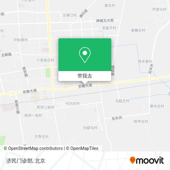 济民门诊部地图