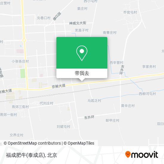 福成肥牛(泰成店)地图