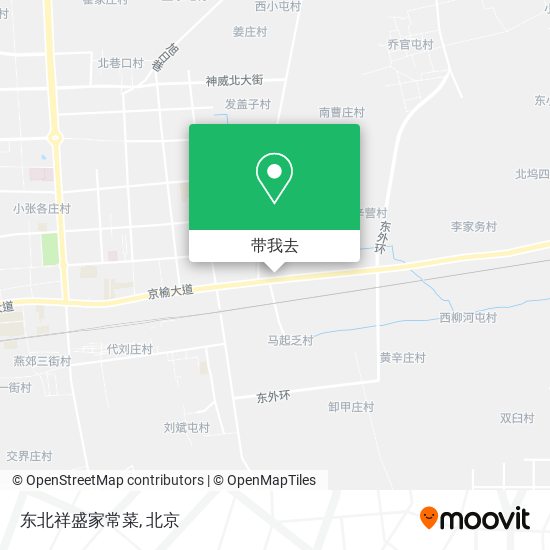 东北祥盛家常菜地图