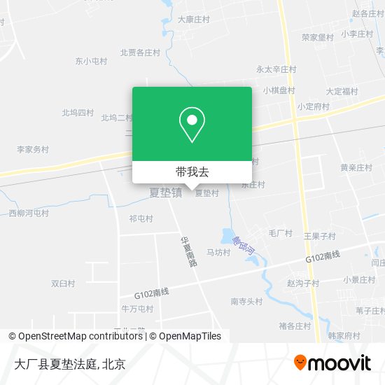 大厂县夏垫法庭地图