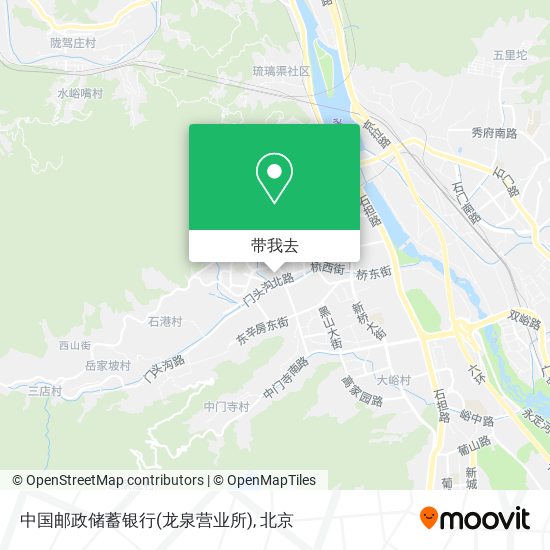 中国邮政储蓄银行(龙泉营业所)地图