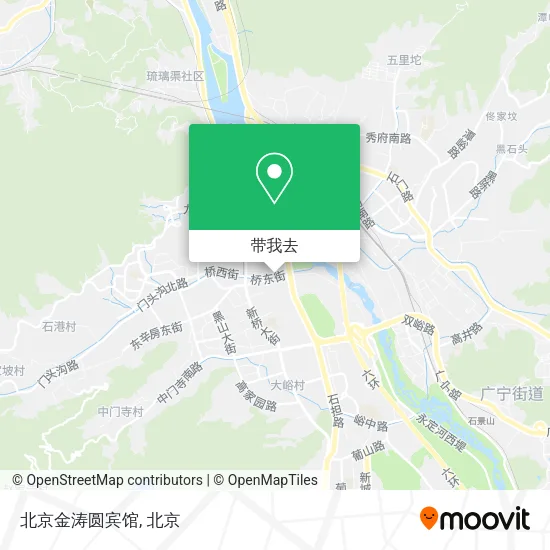 北京金涛圆宾馆地图