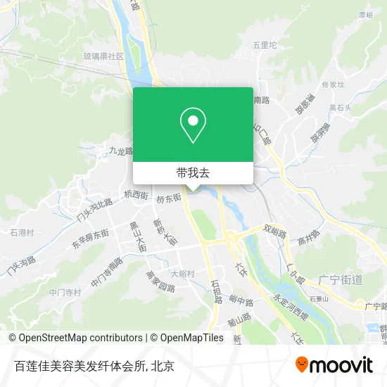百莲佳美容美发纤体会所地图