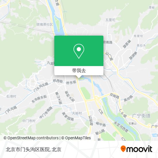 北京市门头沟区医院地图