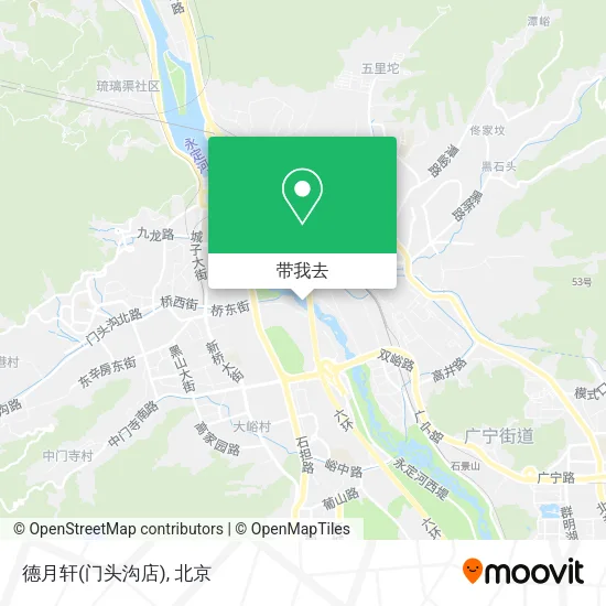 德月轩(门头沟店)地图