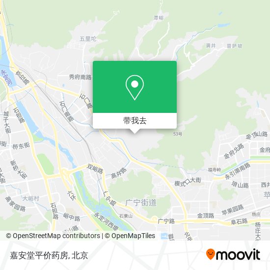 嘉安堂平价药房地图