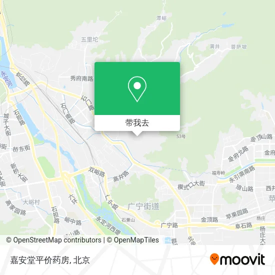 嘉安堂平价药房地图