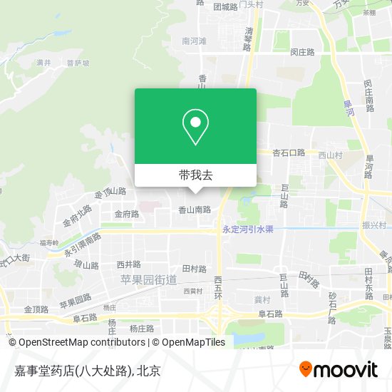 嘉事堂药店(八大处路)地图