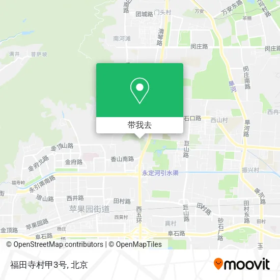 福田寺村甲3号地图