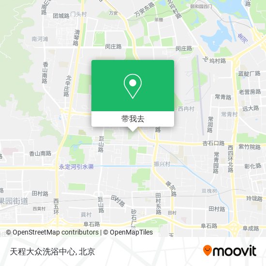 天程大众洗浴中心地图