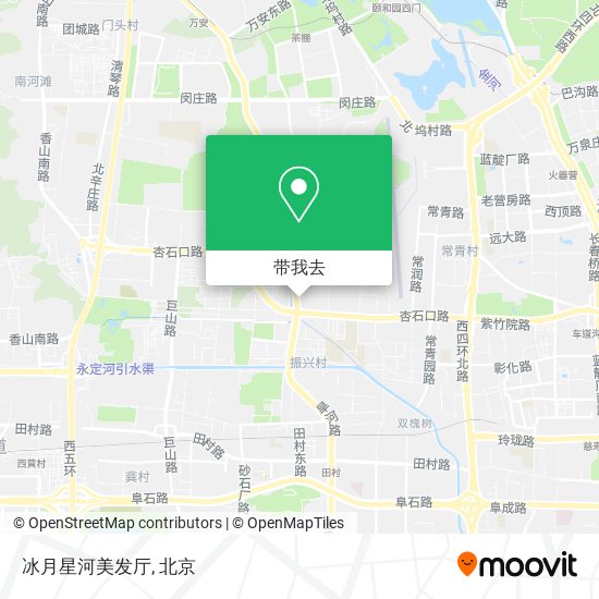 冰月星河美发厅地图
