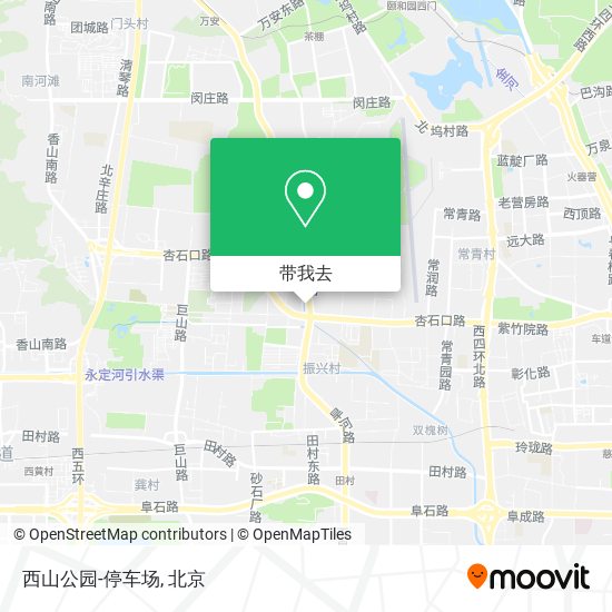 西山公园-停车场地图
