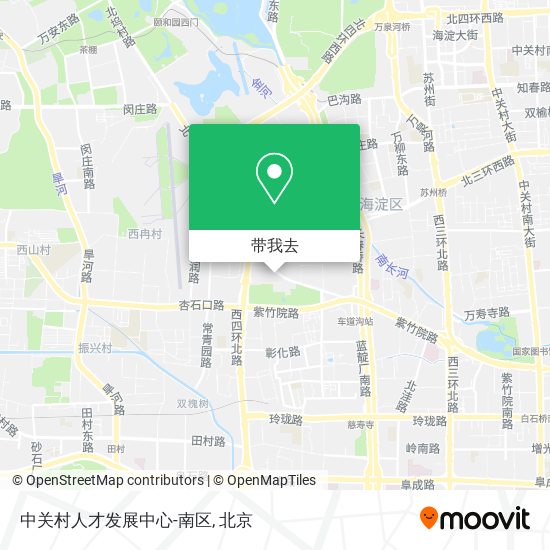 中关村人才发展中心-南区地图