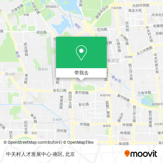 中关村人才发展中心-南区地图