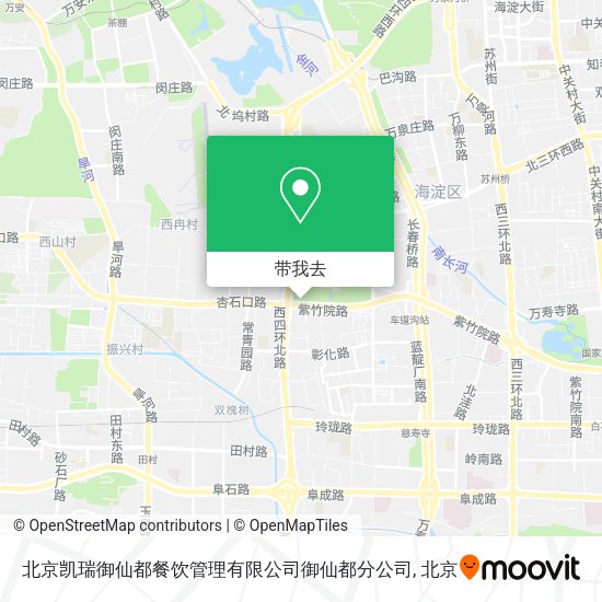 北京凯瑞御仙都餐饮管理有限公司御仙都分公司地图