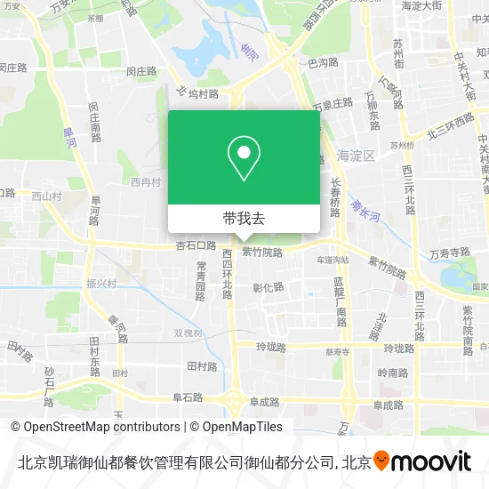北京凯瑞御仙都餐饮管理有限公司御仙都分公司地图