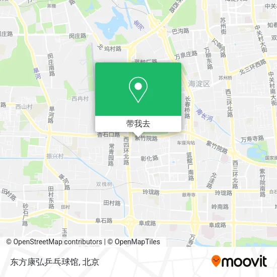 东方康弘乒乓球馆地图