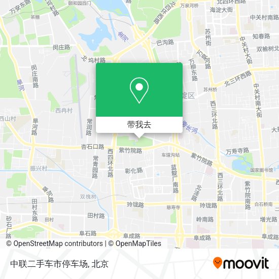 中联二手车市停车场地图