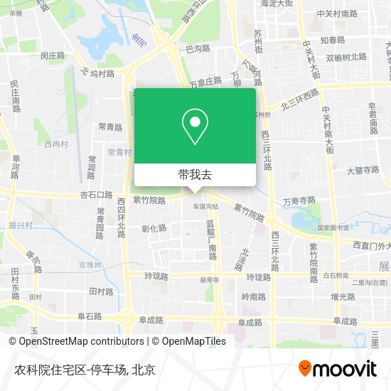 农科院住宅区-停车场地图