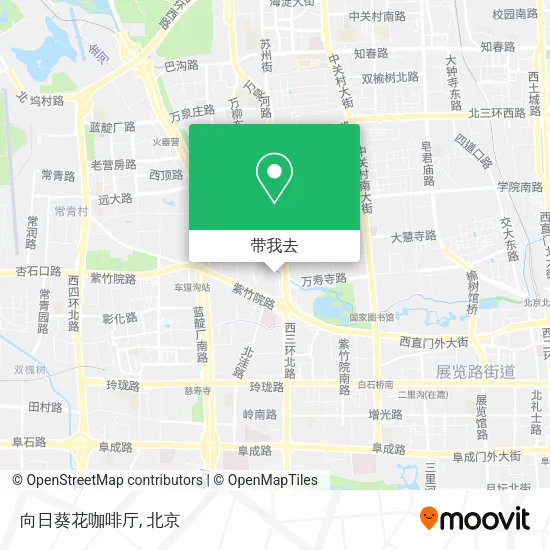 向日葵花咖啡厅地图