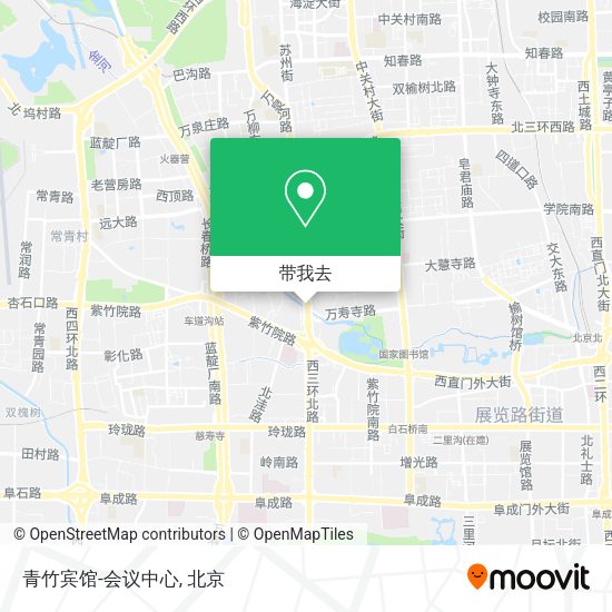 青竹宾馆-会议中心地图