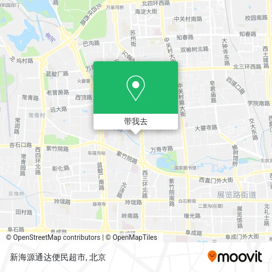 新海源通达便民超市地图