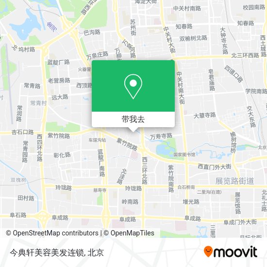 今典轩美容美发连锁地图
